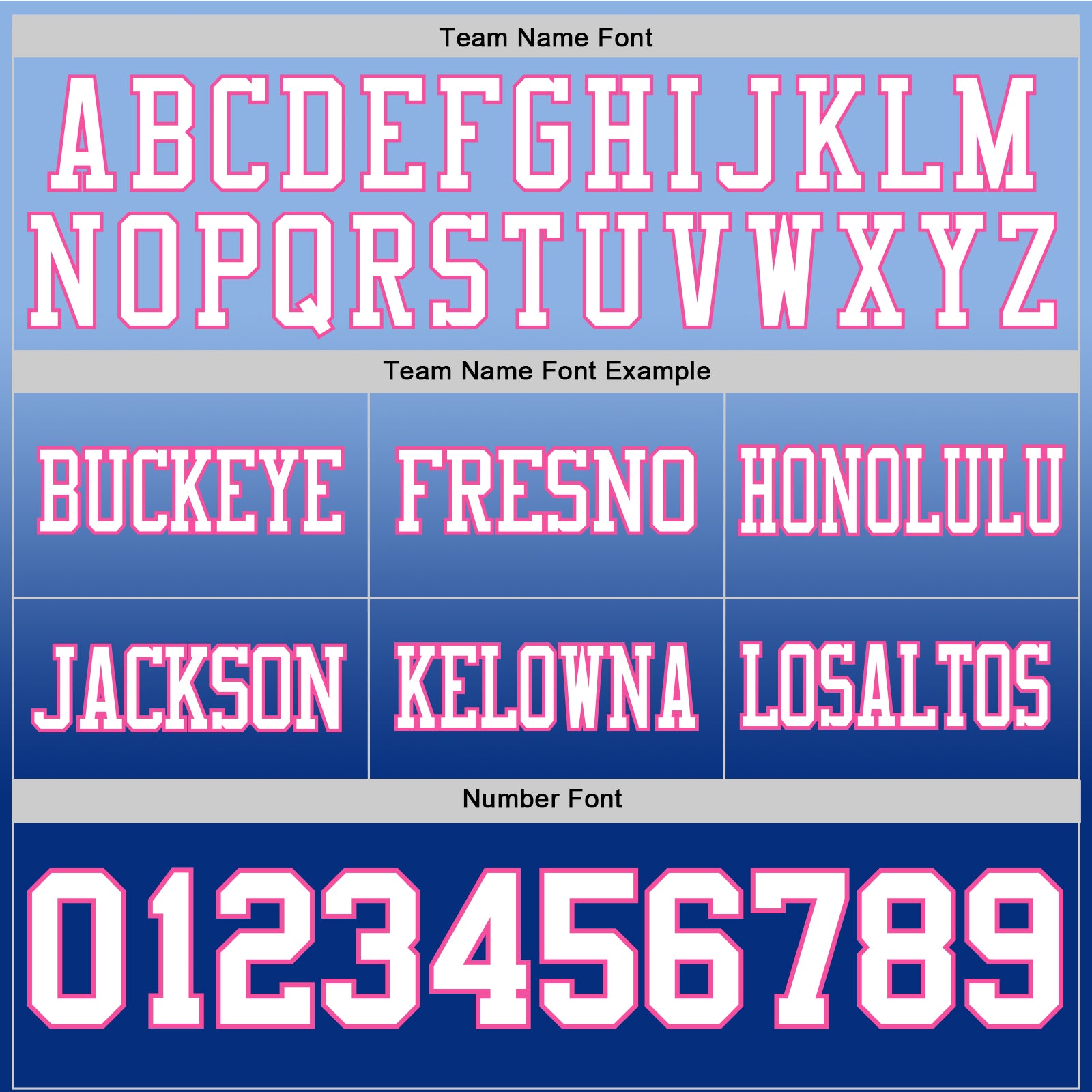 Custom Light Blue White Royal-Pink Authentic Fade Fashion Football Jersey