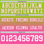 Custom Neon Green White-Pink Authentic Fade Fashion Football Jersey