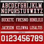 Custom Black White-Red Authentic Fade Fashion Football Jersey