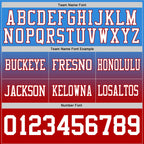 Custom Powder Blue White-Red Authentic Fade Fashion Football Jersey