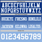 Custom Royal White-Light Blue Authentic Fade Fashion Football Jersey