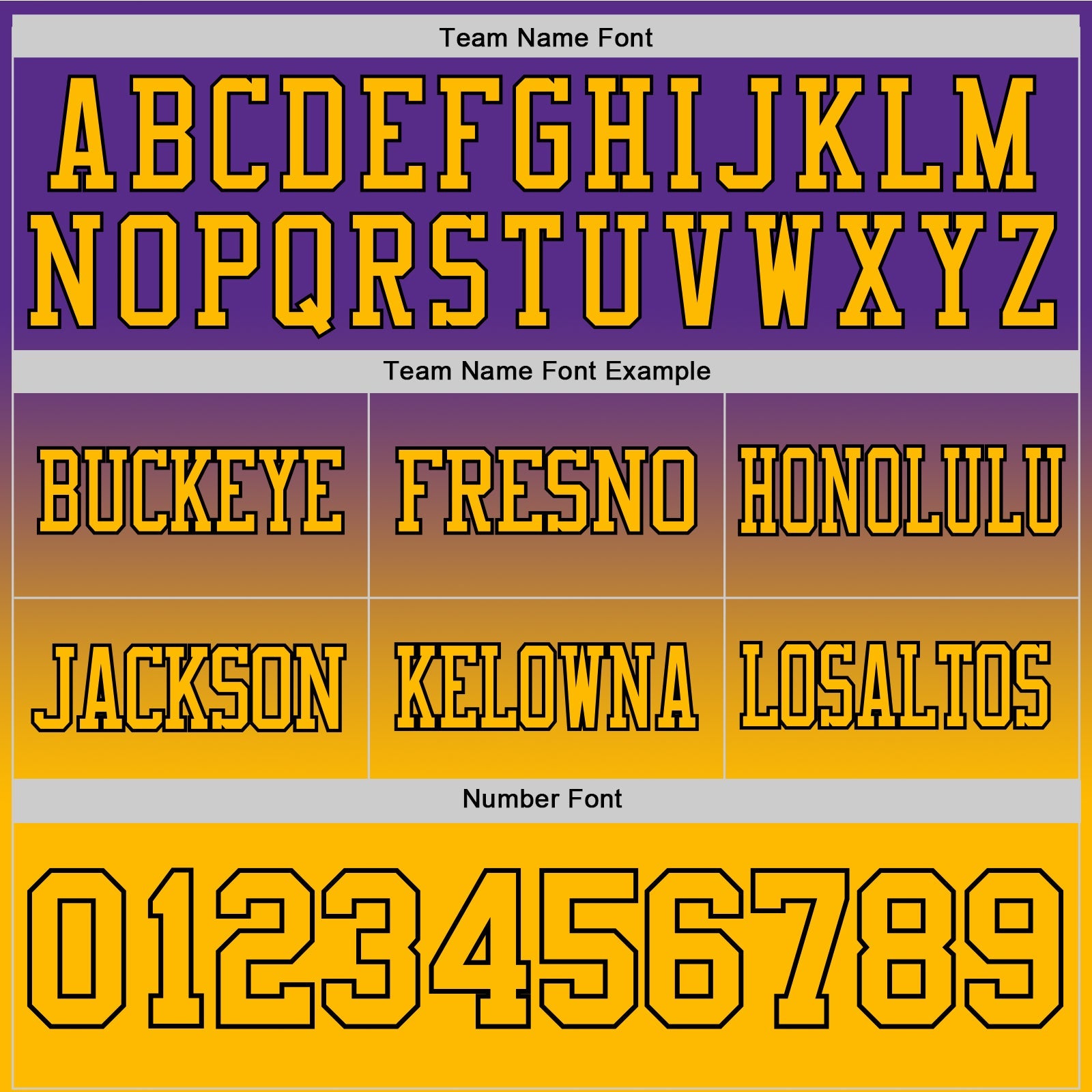 Custom Purple Gold-Black Authentic Fade Fashion Football Jersey