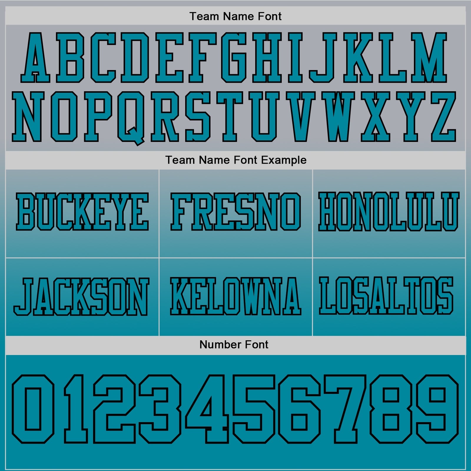 Custom Gray Teal-Black Authentic Fade Fashion Football Jersey