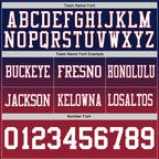 Custom Navy White-Cardinal Authentic Fade Fashion Football Jersey