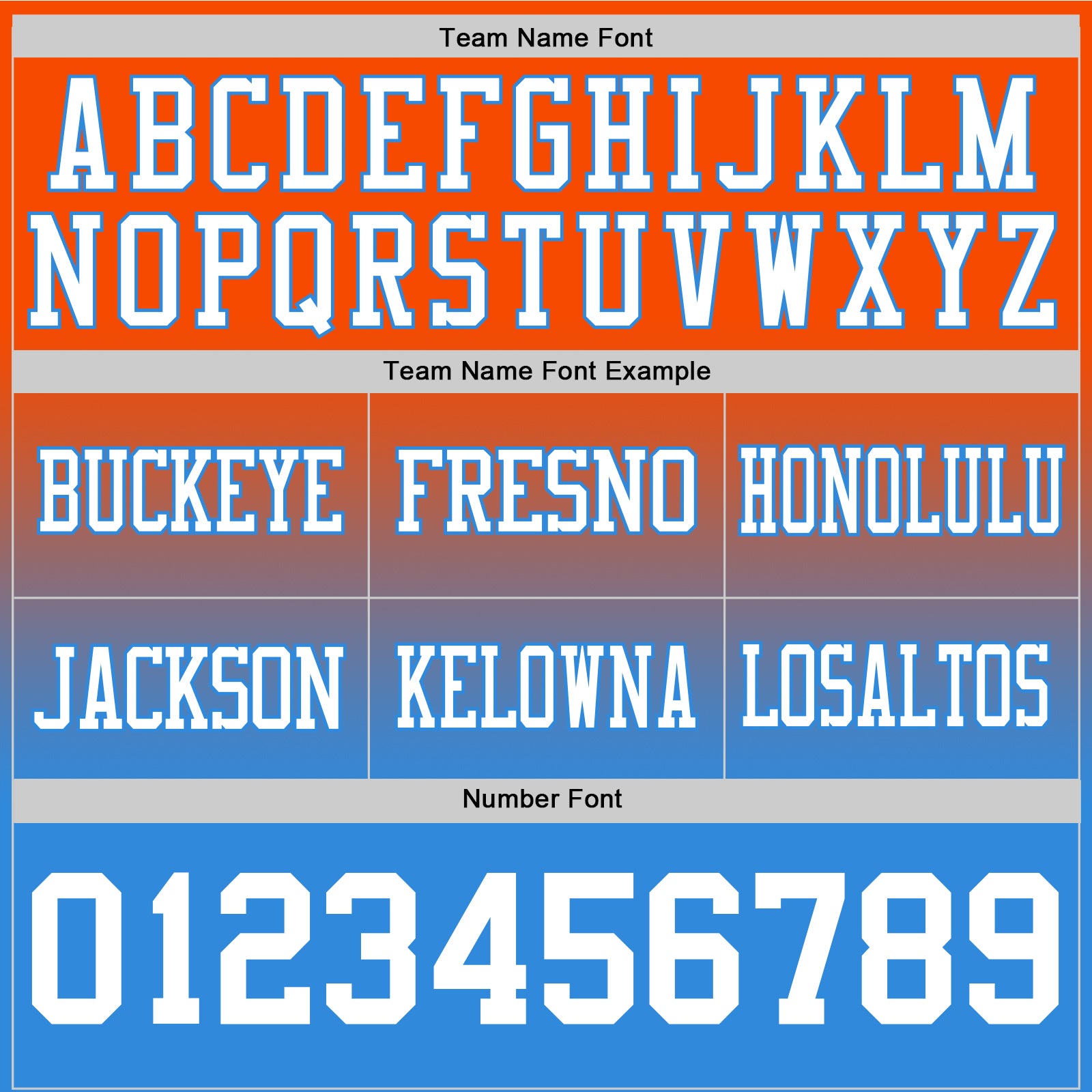 Custom Orange White-Powder Blue Authentic Fade Fashion Football Jersey