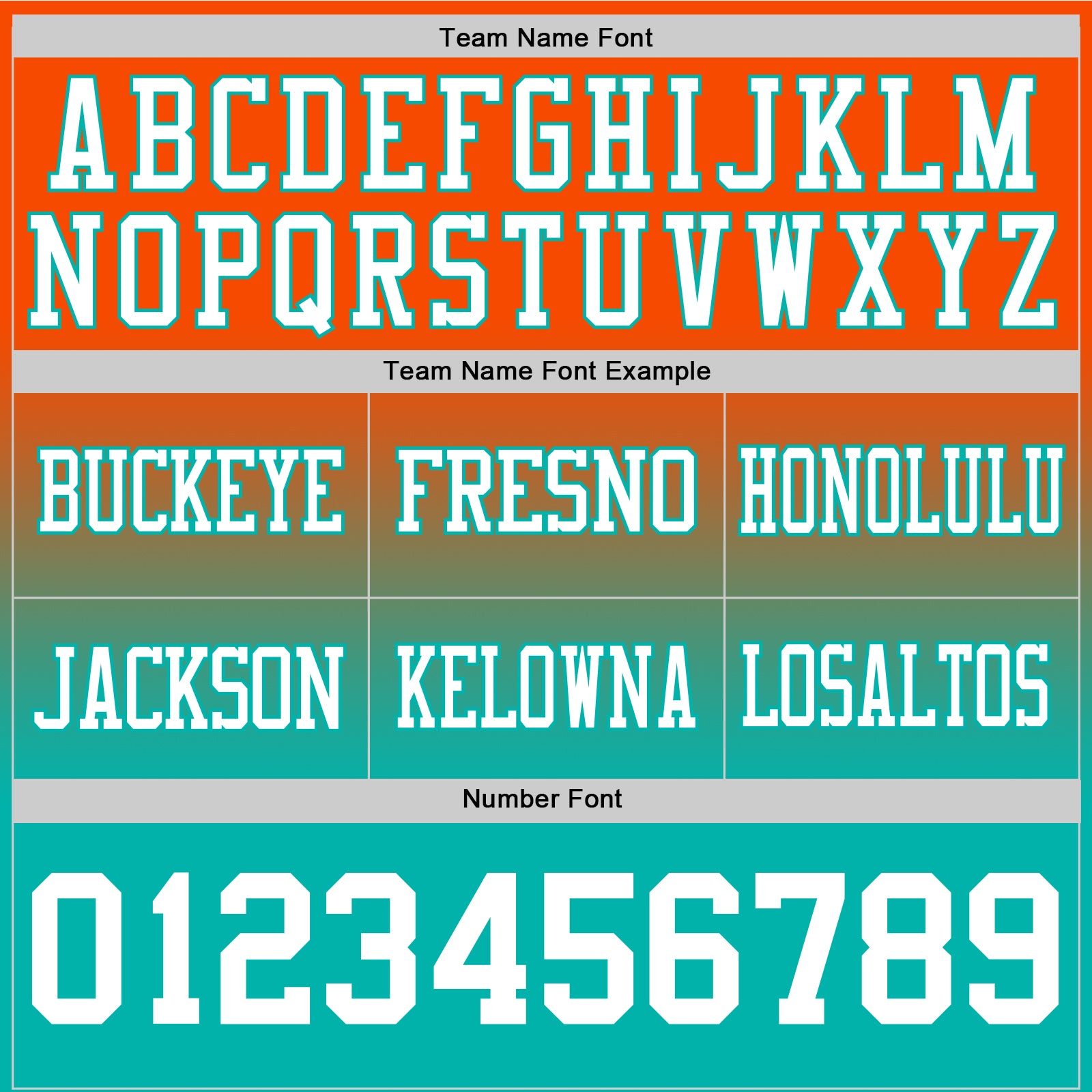 Custom Orange White-Aqua Authentic Fade Fashion Football Jersey