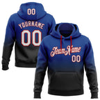 Custom Stitched Royal White Black-Red Fade Fashion Sports Pullover Sweatshirt Hoodie