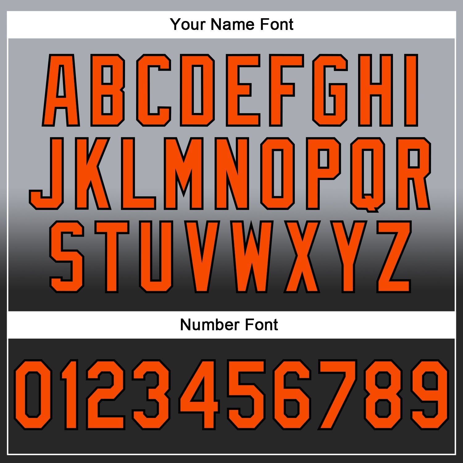 Custom Stitched Gray Orange-Black Fade Fashion Sports Pullover Sweatshirt Hoodie