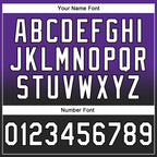 Custom Stitched Purple White-Black Fade Fashion Sports Pullover Sweatshirt Hoodie