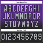 Custom Stitched Purple Gray-Black Fade Fashion Sports Pullover Sweatshirt Hoodie