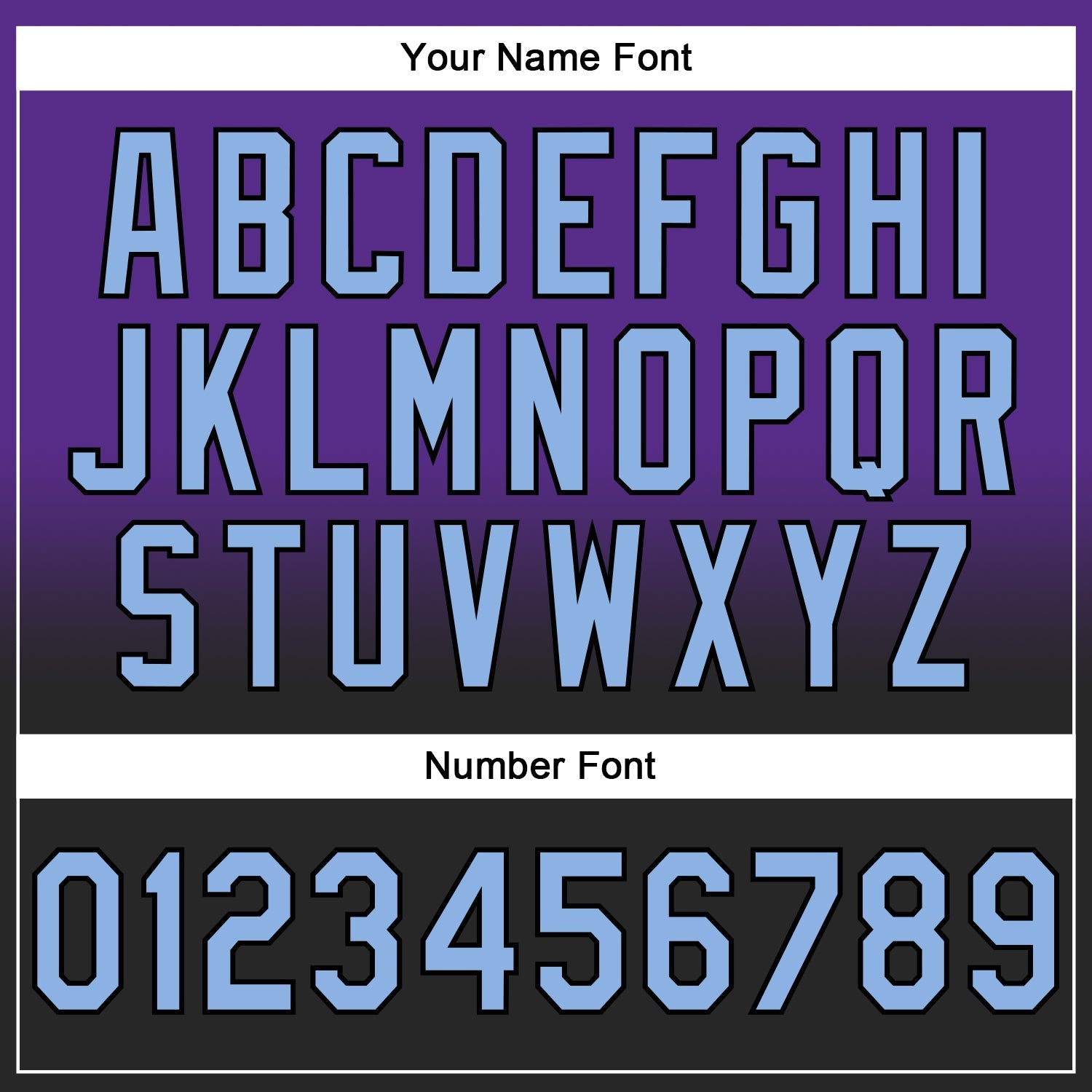 Custom Stitched Purple Light Blue-Black Fade Fashion Sports Pullover Sweatshirt Hoodie