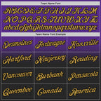 Custom Stitched Purple Old Gold-Black Fade Fashion Sports Pullover Sweatshirt Hoodie