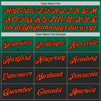 Custom Stitched Kelly Green Orange-Black Fade Fashion Sports Pullover Sweatshirt Hoodie