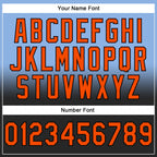 Custom Stitched Light Blue Orange-Black Fade Fashion Sports Pullover Sweatshirt Hoodie