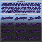 Custom Stitched Light Blue Purple-Black Fade Fashion Sports Pullover Sweatshirt Hoodie