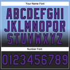 Custom Stitched Light Blue Purple-Black Fade Fashion Sports Pullover Sweatshirt Hoodie