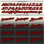 Custom Stitched Cream Red-Black Fade Fashion Sports Pullover Sweatshirt Hoodie