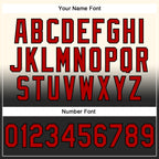 Custom Stitched Cream Red-Black Fade Fashion Sports Pullover Sweatshirt Hoodie