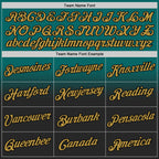 Custom Stitched Teal Old Gold-Black Fade Fashion Sports Pullover Sweatshirt Hoodie