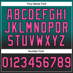 Custom Stitched Teal Pink-Black Fade Fashion Sports Pullover Sweatshirt Hoodie