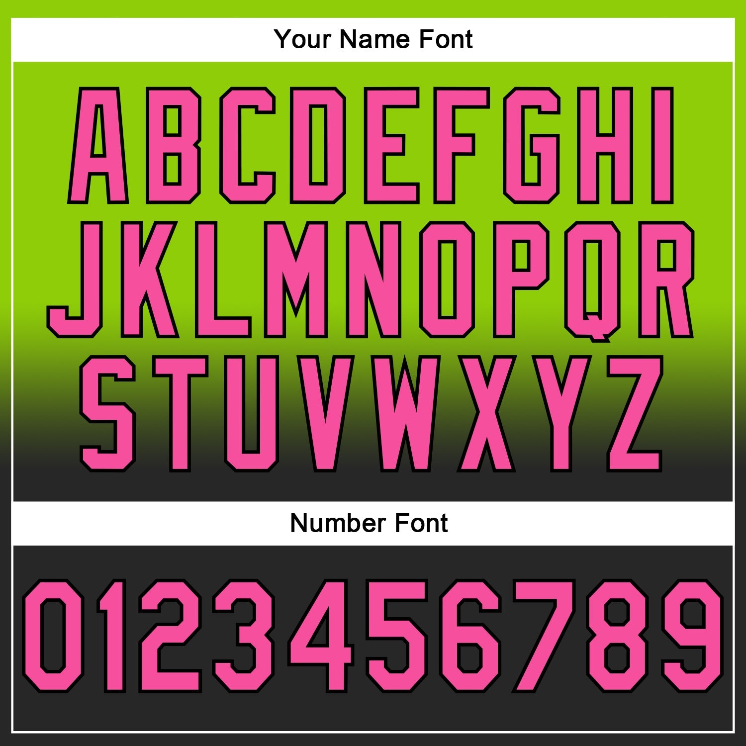 Custom Stitched Neon Green Pink-Black Fade Fashion Sports Pullover Sweatshirt Hoodie