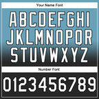 Custom Stitched Shadow Blue White-Black Fade Fashion Sports Pullover Sweatshirt Hoodie