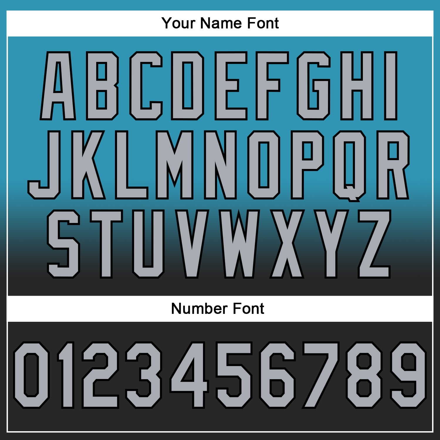 Custom Stitched Panther Blue Gray-Black Fade Fashion Sports Pullover Sweatshirt Hoodie