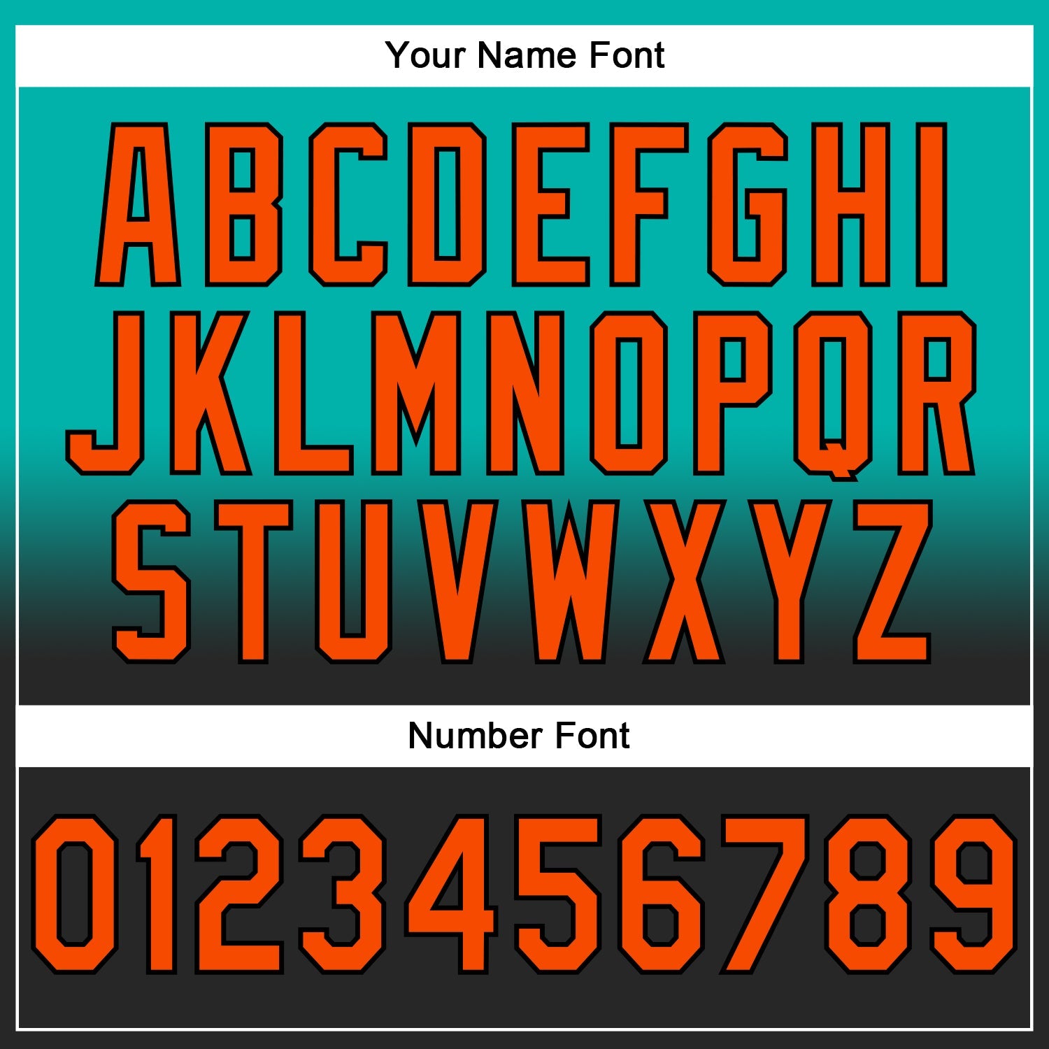 Custom Stitched Aqua Orange-Black Fade Fashion Sports Pullover Sweatshirt Hoodie