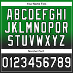 Custom Stitched Grass Green White-Black Fade Fashion Sports Pullover Sweatshirt Hoodie