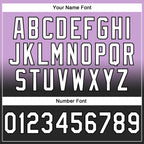 Custom Stitched Light Purple White-Black Fade Fashion Sports Pullover Sweatshirt Hoodie