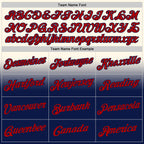 Custom Stitched Cream Red-Navy Fade Fashion Sports Pullover Sweatshirt Hoodie