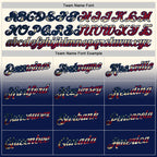 Custom Stitched Cream Vintage USA Flag-Navy Fade Fashion Sports Pullover Sweatshirt Hoodie