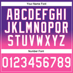 Custom Stitched Purple White-Pink Fade Fashion Sports Pullover Sweatshirt Hoodie