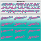 Custom Stitched White Pink-Aqua Fade Fashion Sports Pullover Sweatshirt Hoodie