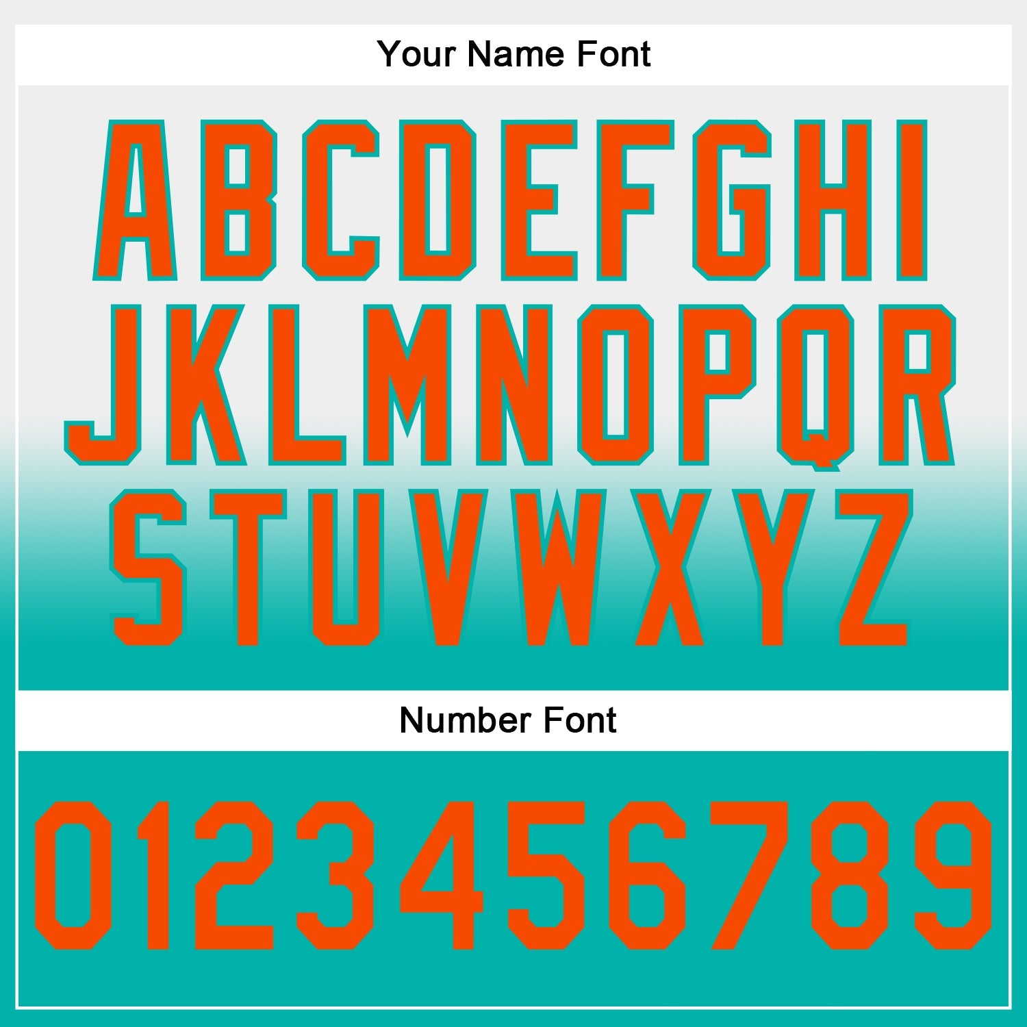 Custom Stitched White Orange-Aqua Fade Fashion Sports Pullover Sweatshirt Hoodie