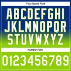 Custom Stitched Royal White-Neon Green Fade Fashion Sports Pullover Sweatshirt Hoodie