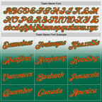 Custom Stitched White Orange-Kelly Green Fade Fashion Sports Pullover Sweatshirt Hoodie