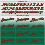 Custom Stitched White Red-Kelly Green Fade Fashion Sports Pullover Sweatshirt Hoodie