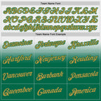 Custom Stitched White Old Gold-Kelly Green Fade Fashion Sports Pullover Sweatshirt Hoodie