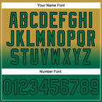 Custom Stitched Old Gold Kelly Green-Black Fade Fashion Sports Pullover Sweatshirt Hoodie