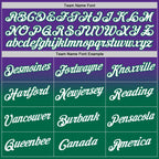 Custom Stitched Purple White-Kelly Green Fade Fashion Sports Pullover Sweatshirt Hoodie