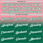 Custom Stitched Medium Pink White-Kelly Green Fade Fashion Sports Pullover Sweatshirt Hoodie