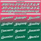 Custom Stitched Neon Pink White-Kelly Green Fade Fashion Sports Pullover Sweatshirt Hoodie