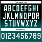 Custom Stitched Black White-Midnight Green Fade Fashion Sports Pullover Sweatshirt Hoodie