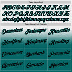 Custom Stitched White Black-Teal Fade Fashion Sports Pullover Sweatshirt Hoodie