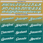 Custom Stitched Old Gold White-Teal Fade Fashion Sports Pullover Sweatshirt Hoodie