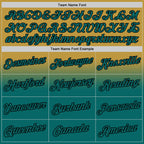 Custom Stitched Old Gold Teal-Black Fade Fashion Sports Pullover Sweatshirt Hoodie