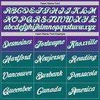 Custom Stitched Purple White-Teal Fade Fashion Sports Pullover Sweatshirt Hoodie