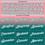 Custom Stitched Medium Pink White-Teal Fade Fashion Sports Pullover Sweatshirt Hoodie