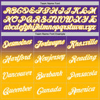 Custom Stitched Purple White-Gold Fade Fashion Sports Pullover Sweatshirt Hoodie